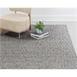 Sunpan Umea 5x8 Contemporary Wool Hand-Woven Rug in Silver Finish