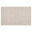 Sunpan Umea 5x8 Contemporary Wool Hand-Woven Rug in Gray Finish