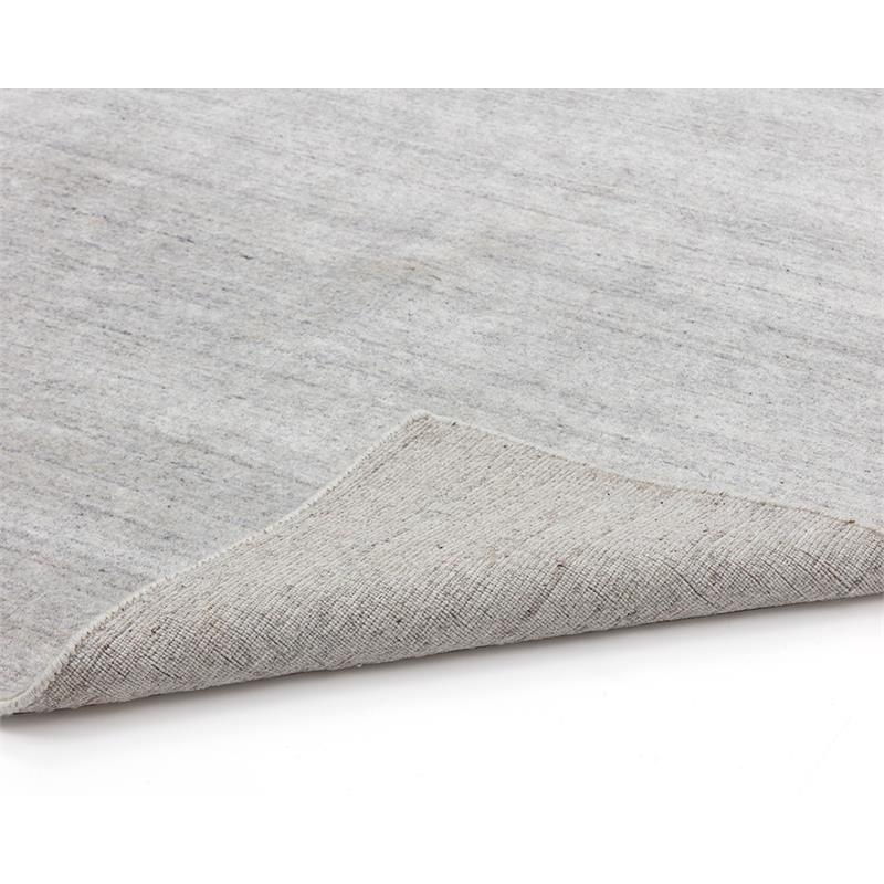 Sunpan Alaska 5x8 Modern Viscose Fabric Hand-Loomed Rug in Gray/Ivory