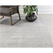 Sunpan Alaska 5x8 Modern Viscose Fabric Hand-Loomed Rug in Gray/Ivory
