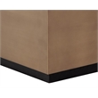 Shiloh Coffee Table - White Glass Top and Gold Steel Base