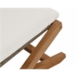Sunpan Bari Outdoor Stool - Natural - Stinson White