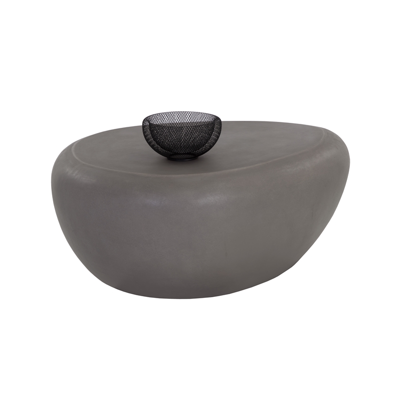 Sunpan Corvo Concrete Coffee Table - Small - Gray
