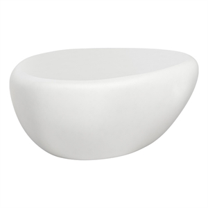 Sunpan Corvo Concrete Coffee Table - Small - White