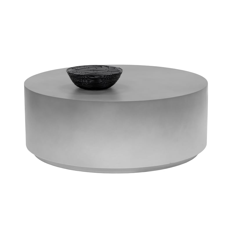Sunpan Perfetti Concrete Round Coffee Table - Ombre