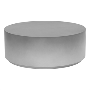 Sunpan Perfetti Concrete Round Coffee Table - Ombre