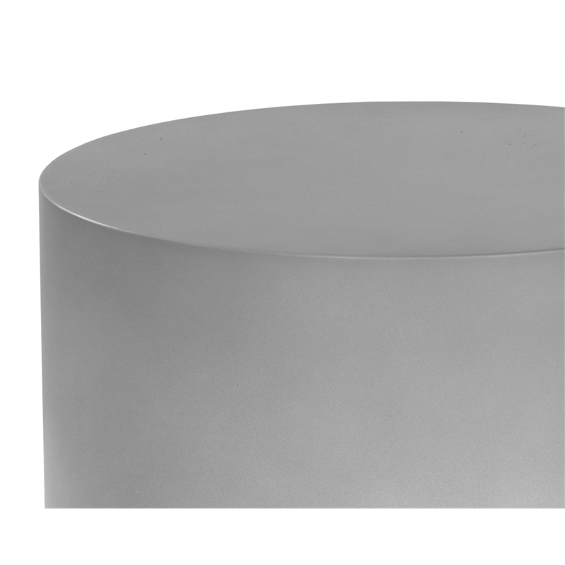 Sunpan Perfetti Concrete Round End Table - Ombre