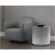 Sunpan Perfetti Concrete Round End Table - Ombre