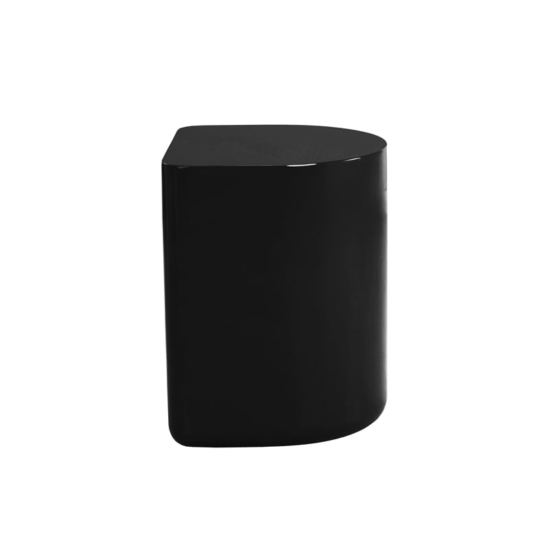 Brant House Dree Concrete End Table - Black