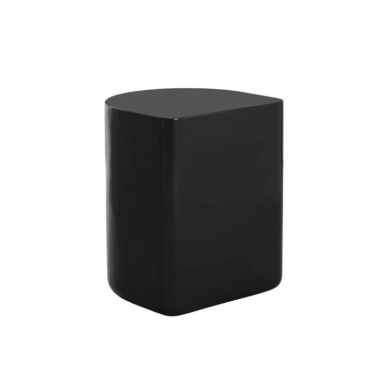 Brant House Dree Concrete End Table - Black
