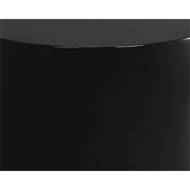 Brant House Dree Concrete End Table - Black