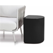 Brant House Dree Concrete End Table - Black