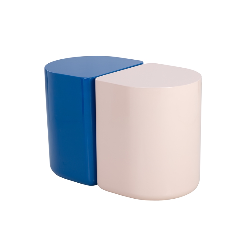 Brant House Dree Concrete End Table - Blue