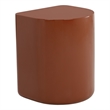 Brant House Dree Concrete End Table - Terra Cotta
