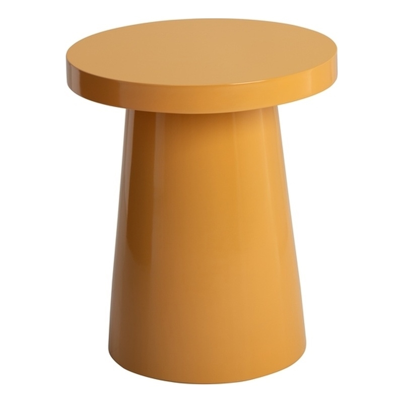 Brant House Porcini Concrete End Table - Large - Caramel
