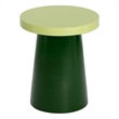 Brant House Porcini Concrete End Table - Large - Light Green / Green
