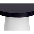 Brant House Porcini Concrete End Table - Large - Navy / White