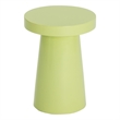 Brant House Porcini Concrete End Table - Small - Light Green