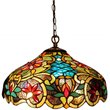 CHLOE Leslie Tiffany-style Victorian 2 Light Ceiling Pendant Fixture 18