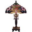 CHLOE Zygo Tiffany-style 2 Light Dragonfly Table Lamp 19