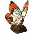 CHLOE Kacy 2 Tiffany-style 1 Light Butterfly Accent Table Lamp 10