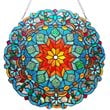 CHLOE Blossom Tiffany-glass Round Window Panel 21