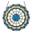 CHLOE Dakota Victorian Tiffany-glass Window Panel 18