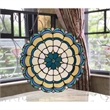 CHLOE Dakota Victorian Tiffany-glass Window Panel 18