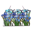 CHLOE Ariana Tiffany-glass Iris Window Pane 24' Wide