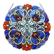 CHLOE Angela Victorian Tiffany-glass Window Panel 21