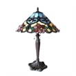 CHLOE Lindsay Tiffany-style 2 Light RosesTable Lamp 17