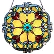 CHLOE Rosalie Victorian Tiffany-glass Window Panel 18