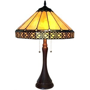 chloe eleanor tiffany-style 2 light mission table lamp 16