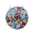CHLOE Shreveport Tiffany-glass Roses Window Panel 24