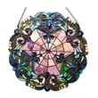 CHLOE Emilia Tiffany-glass Victorian Window Panel 20