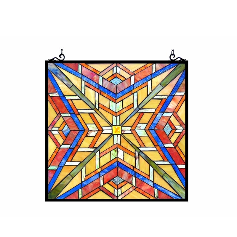CHLOE Prime Tiffany-glass Window Panel 24