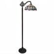 CHLOE Vivian Tiffany-Style Victorian Stained Glass Reading Floor Lamp 60