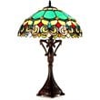 CHLOE Aubrey Victorian 2 Light Antique Dark Bronze Table Lamp 18