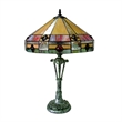 CHLOE Ridley Tiffany-style 2 Light Mission Table Lamp 18