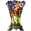 CHLOE Brook Floral 1 Light Antique Brass Table Lamp 11