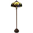 CHLOE Liaison Tiffany-style 2 Light Victorian Floor Lamp 18