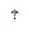 CHLOE Liaison Tiffany-style 3 Light Victorian Double Lit Table Lamp 18