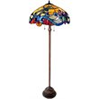 CHLOE 2 Light Tiffany-style Dragonfly Floor Lamp 18