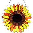 CHLOE Sunnyville Tiffany-glass Sunflower Window Panel 16
