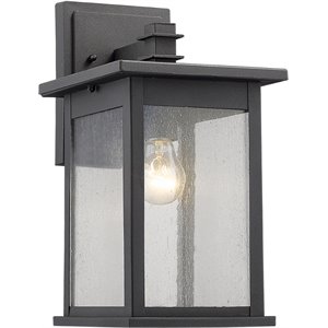 chloe tristan transitional 1 light black outdoor wall sconce