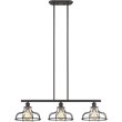 CHLOE Jaxon Industrial 3 Light Rubbed Bronze Island Hanging Fixture 37