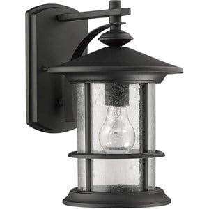 CHLOE Ashley Superiora Transitional 1 Light Textured Black Outdoor Wall Sconce