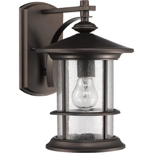 chloe ashley superiora transitional 1 light rubbed bronze outdoor wall sconce