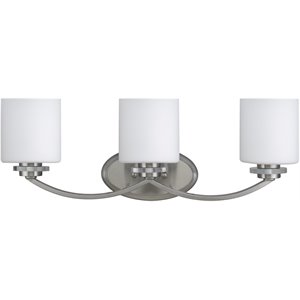 chloe prudence brushed nickel bath vanity wall fixture etched glass