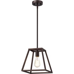 chloe ironclad industrial 1 light bronze mini pendant ceiling fixture 10